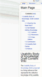 Mobile Screenshot of draft.usabilitybok.org